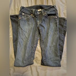 True Religion Skinny Jeans Size 28 Dark Wash